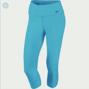 Nike Dri-Fit Capri Leggings Baby Blue